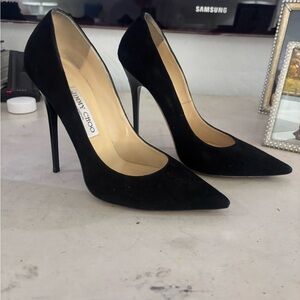 Jimmy Choo suede pumps. Hardly worn.
